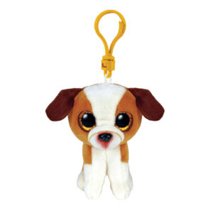 Hugo Dog Brown Beanie Boo Clip TY